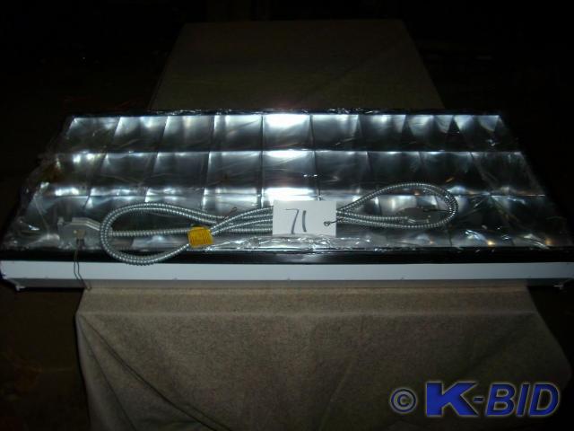 lot 71 image: Lithonia light, 2x4, never been hoo...