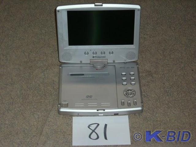 lot 81 image: Poloroid DVD player, 7 screen