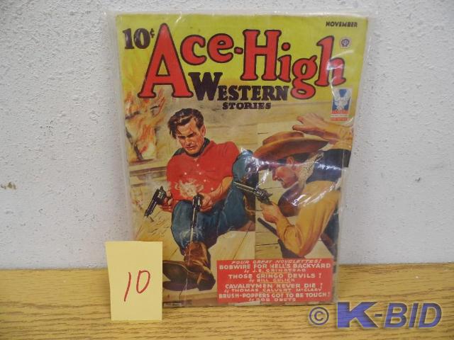 Ace-High Western Stories Magazine -...
