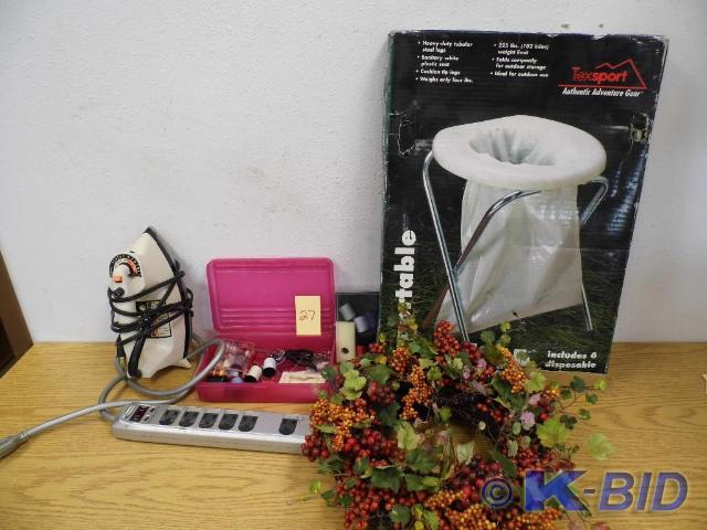 Lot of Misc with Portable Toilet, I...