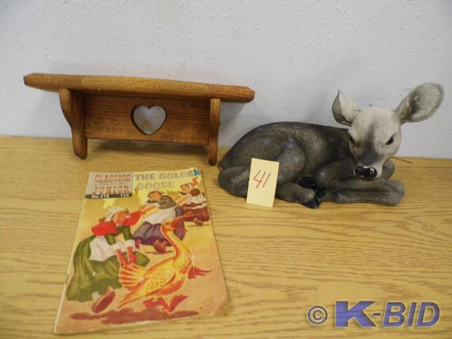 1965 Comic, shelf, deer