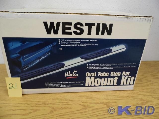 Western Oval Tube Step Bar Mount Ki...