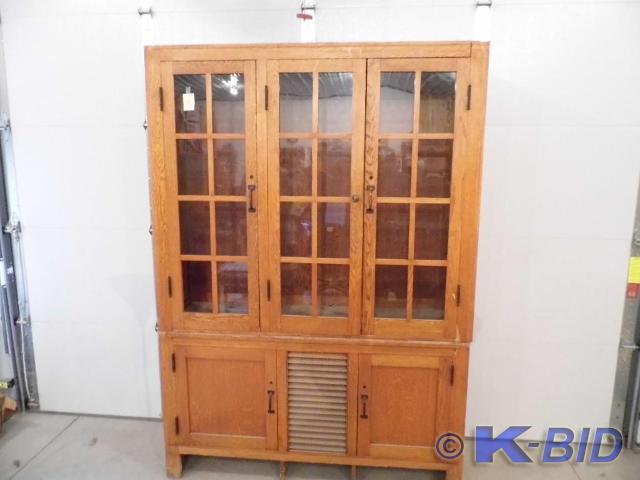 lot 4 image: Old School Cabinet. This was remove...