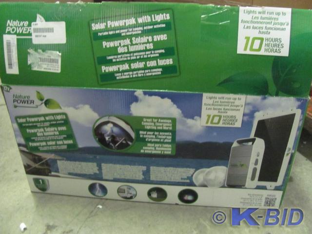 lot 97 image: This NEW (in original box) Solar Po...