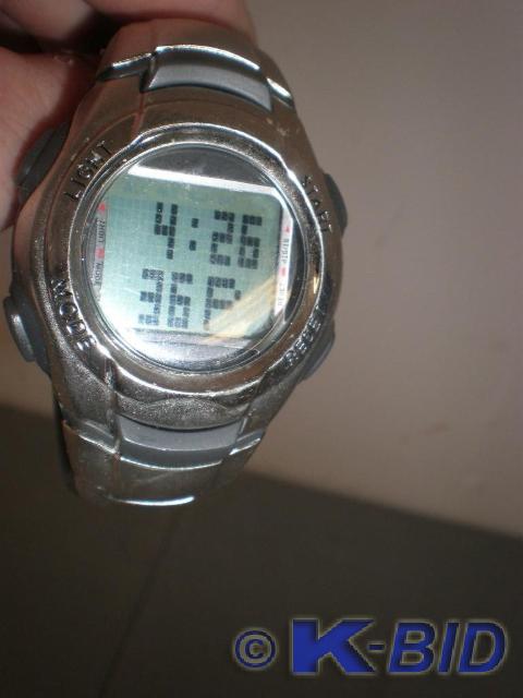 Stainless steel Digital watch with ...