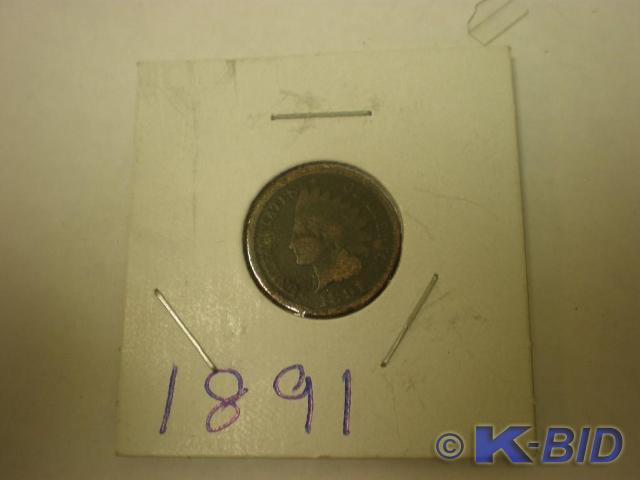 1891 Indian Head cent - good condit...