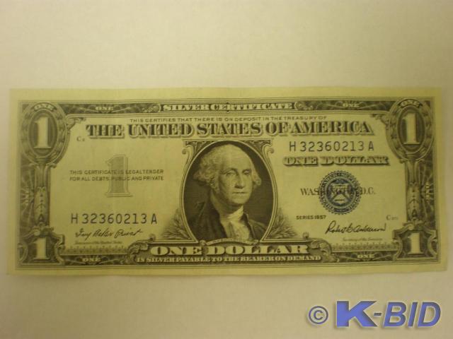 1957 Silver certificate - good cond...