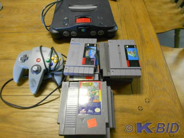 lot 16 image: Nintendo 64 Video Game system.  Inc...