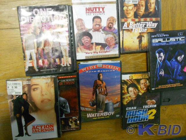 lot 19 image: DVD movies (10 count).