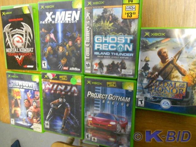 lot 2 image: XBox&nbspVideo Games (5 count)