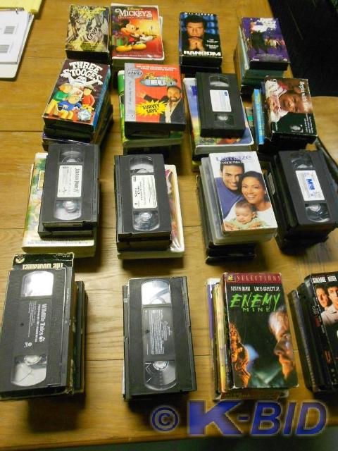 lot 23 image: Variety of VHS movies for kids and ...
