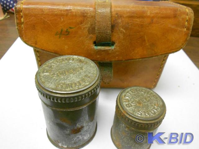 lot 108 image: Antique railroad Sweet Snuff contai...