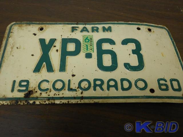 lot 18 image: 1960 VintageAntique License Plates...