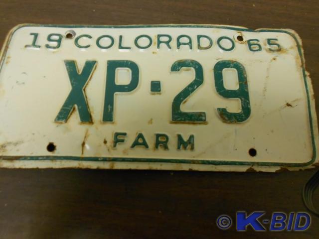 lot 23 image: 1965 VintageAntique License Plates...