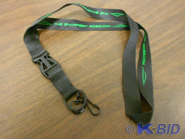 Green &amp Black Lanyard.  The Sh...