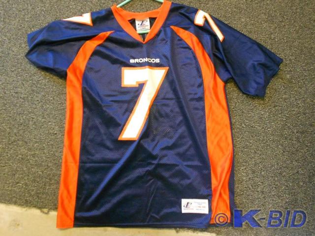 Denver Broncos blue Jersey.  John E...