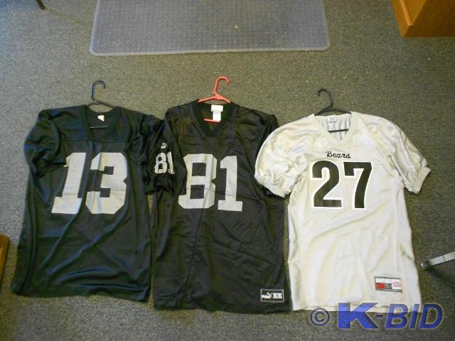 3 count School Football Jerseys.  J...