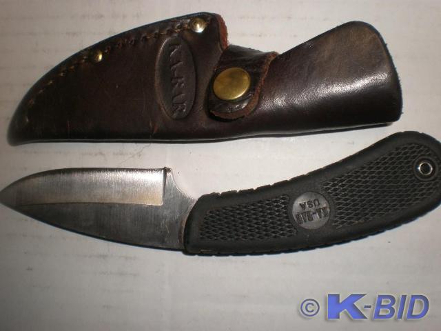 KA-Bar fixed blade knife with case....