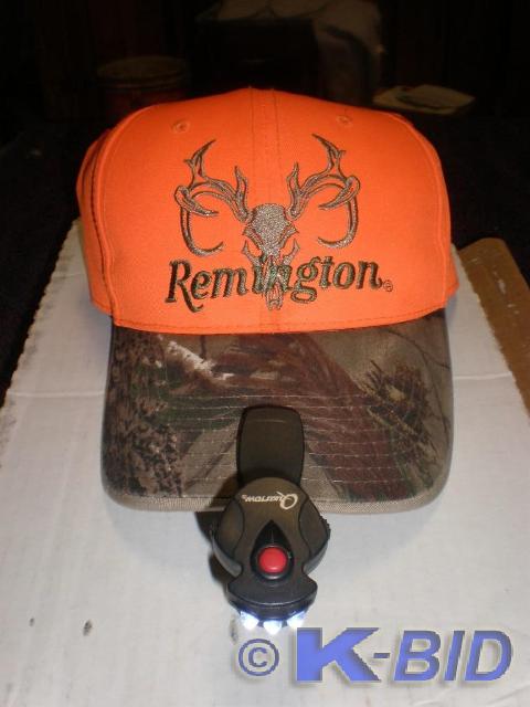 Remington Hunting Hat with cap ligh...