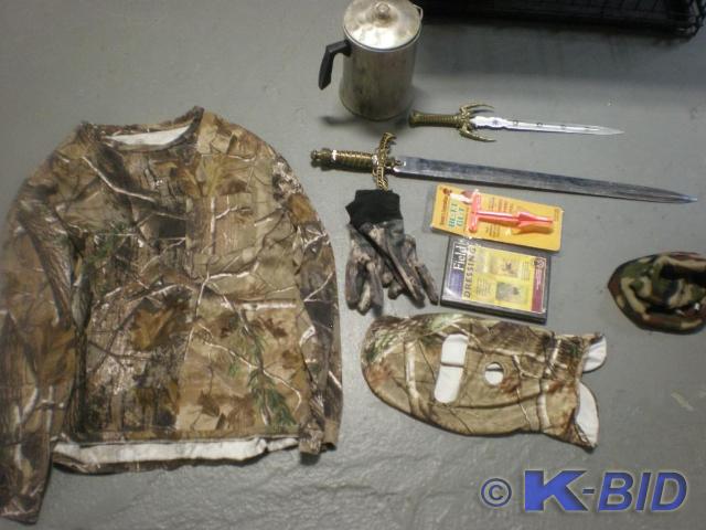 Various HuntingCamping clothes, gl...