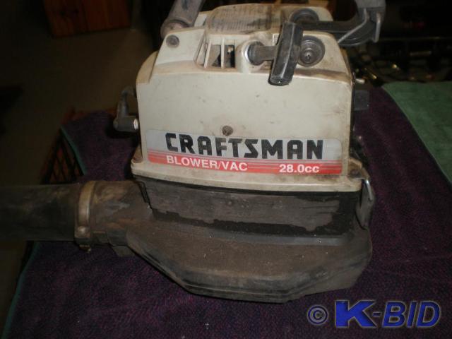 lot 23 image: Craftsman 28 CC Blower  VAC.
