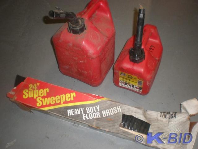 lot 54 image: Pair of Gas Cans (1 gal & 2 gal...