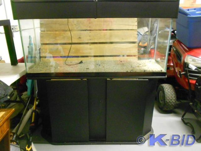 48 Fish Aquarium with base and tan...