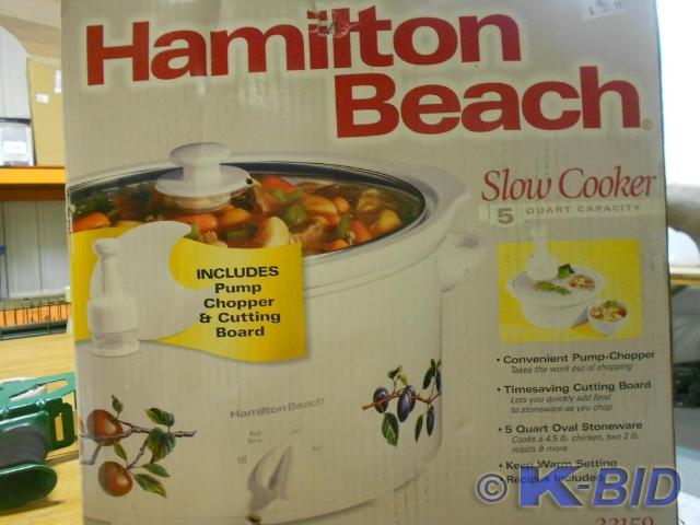 Hamilton Beach 5qt&nbspcrock pot b...
