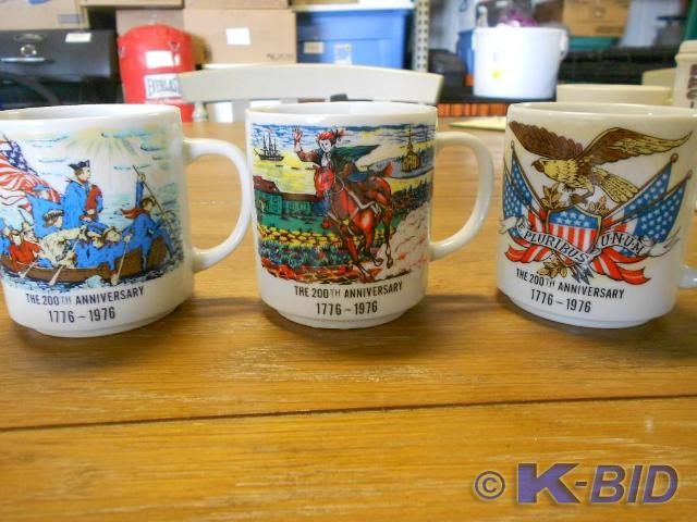 Various cups and glasses and more.