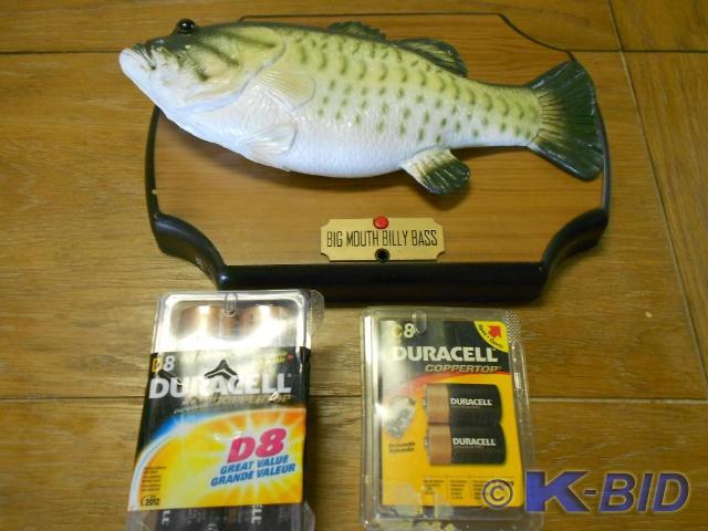 Big mouth Billy Bass and 2 packs of...