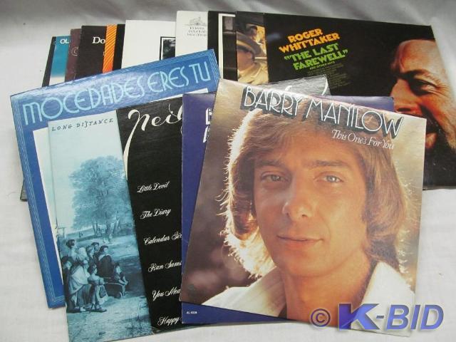 lot 10 image: 20 LP Albums - Neil Sedaka, Moody B...