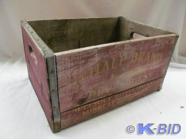 lot 109 image: Whale Brand Beverage Red Box, Mpls....