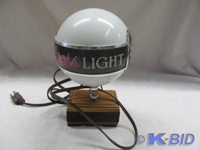 lot 112 image: Coors Light Lamp, Need Bulb 10T