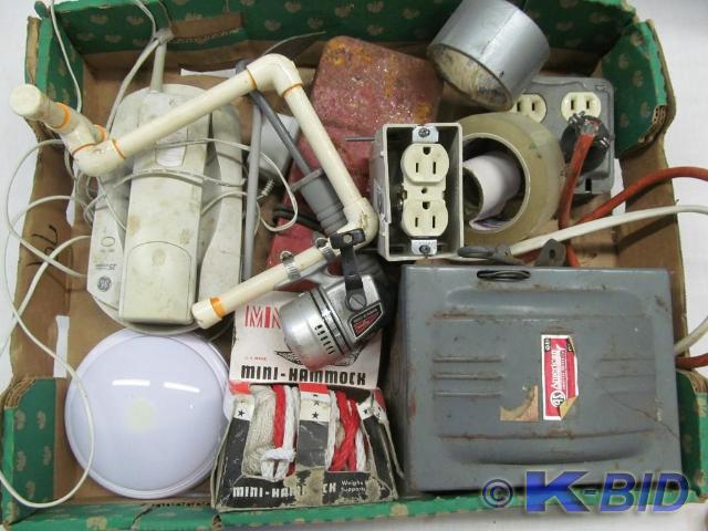 lot 137 image: Large Flat with Misc Hand Tools and...