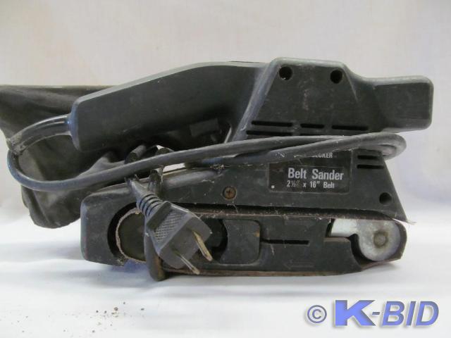 lot 144 image: Black and Decker Belt Sander, 2 12...