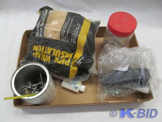 lot 159 image: Pipe Insulation, Fasteners, Screws,...