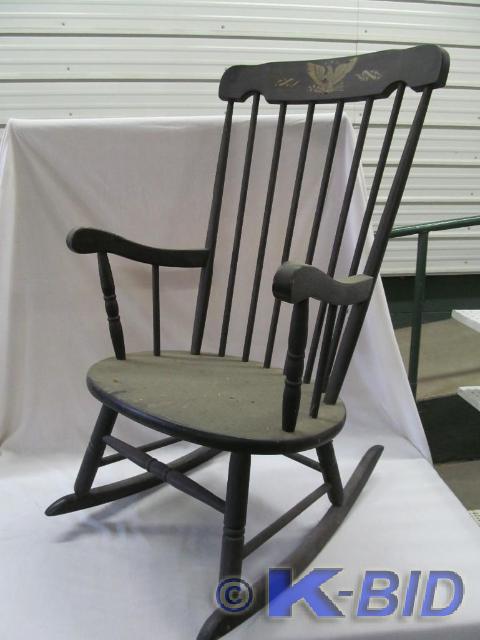 lot 175 image: Vintage Wood Rocker