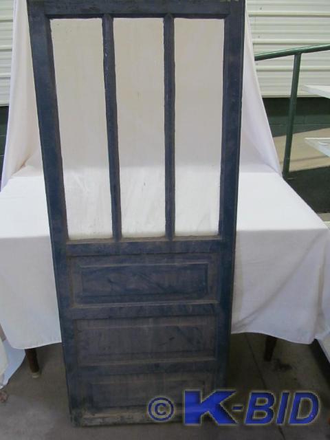 lot 177 image: Vintage Window Door Insert