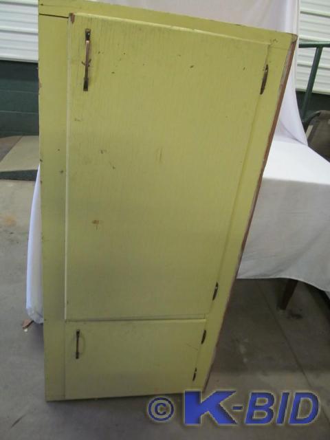 lot 187 image: Primitive Wood Cabinet