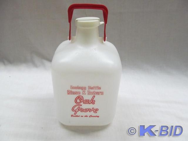 lot 2 image: 1 Gallon Oak Grove Milk Bottle
