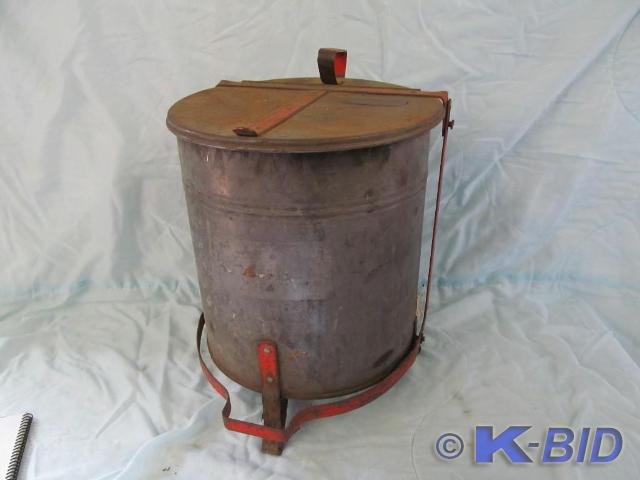lot 201 image: Vintage Waste Can