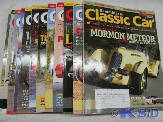 lot 21 image: 2007 Classic Car Magazines