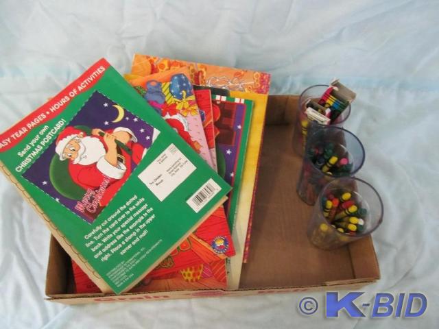 lot 213 image: Coloring Books and Crayons