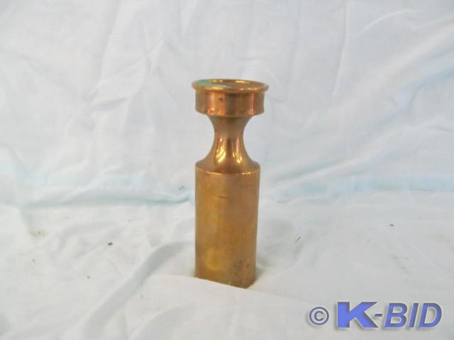 lot 214 image: Solid Brass Candlestick Holder 5T