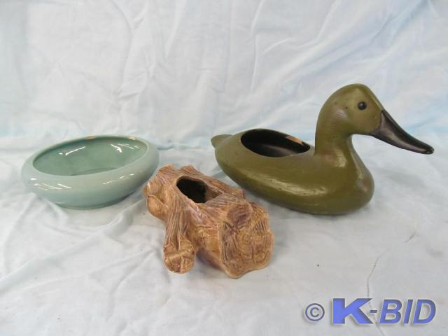 lot 217 image: Group of Planters - Duck, Bowl and ...