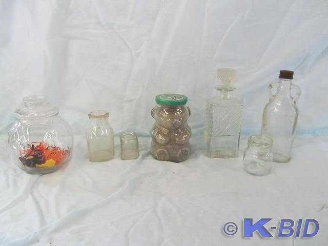 lot 219 image: Collection of Jars and Bottles