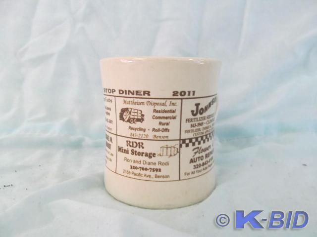 lot 235 image: Whistle Stop Diner Advertising Cup ...