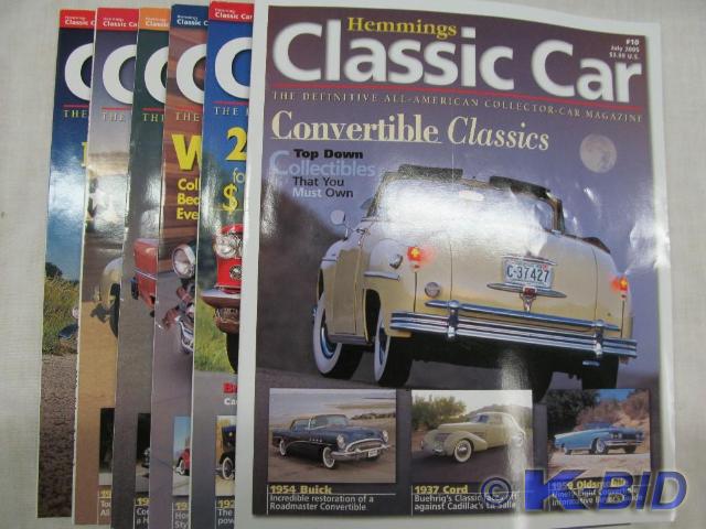 lot 24 image: 2005 Classic Car Magazines #10-#15 ...