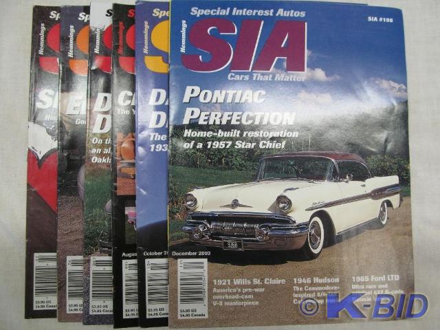 lot 25 image: 2003 Set of Special Interest Autos,...
