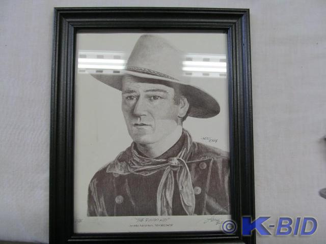 lot 39 image: John Wayne Picture 11 x 13, The R...